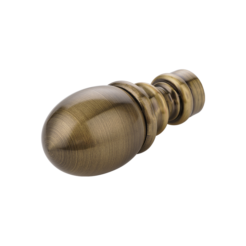 Top finial perde çubuğu