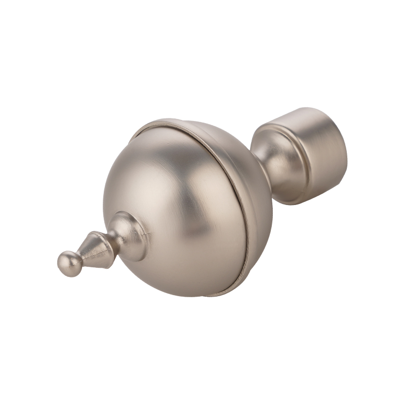 Top finial perde çubuğu