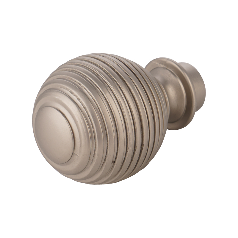 Top finial perde çubuğu