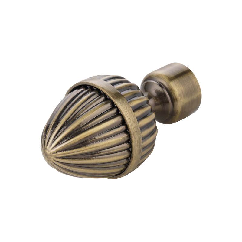 Top finial perde çubuğu
