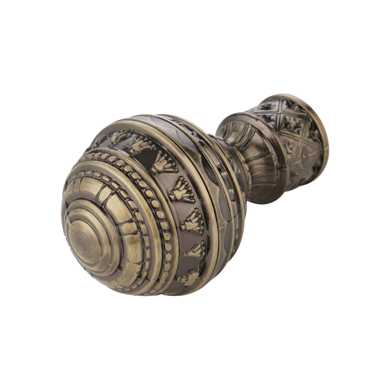 Top finial perde çubuğu