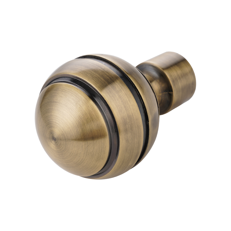 Top finial perde çubuğu