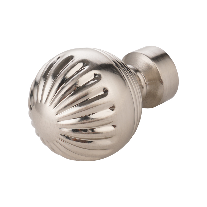 Top finial perde çubuğu